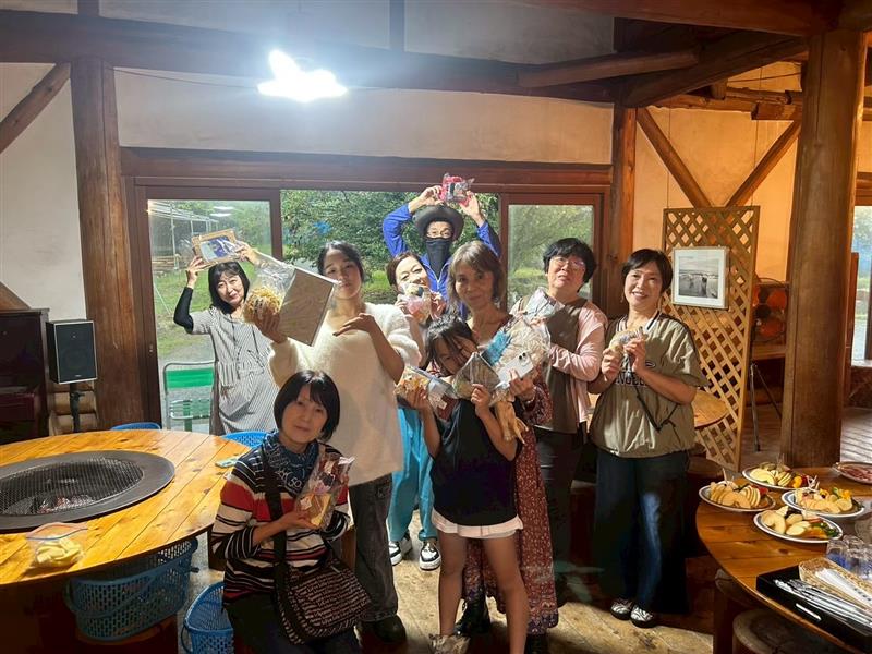 龍Ron小町　山口県支部　リンゴ狩り&BBQ